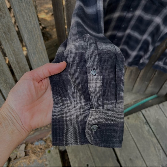 Abercrombie & Fitch Soft A&F Collection Plaid Flannel Button Down Shirt NWT XL - Picture 6 of 13